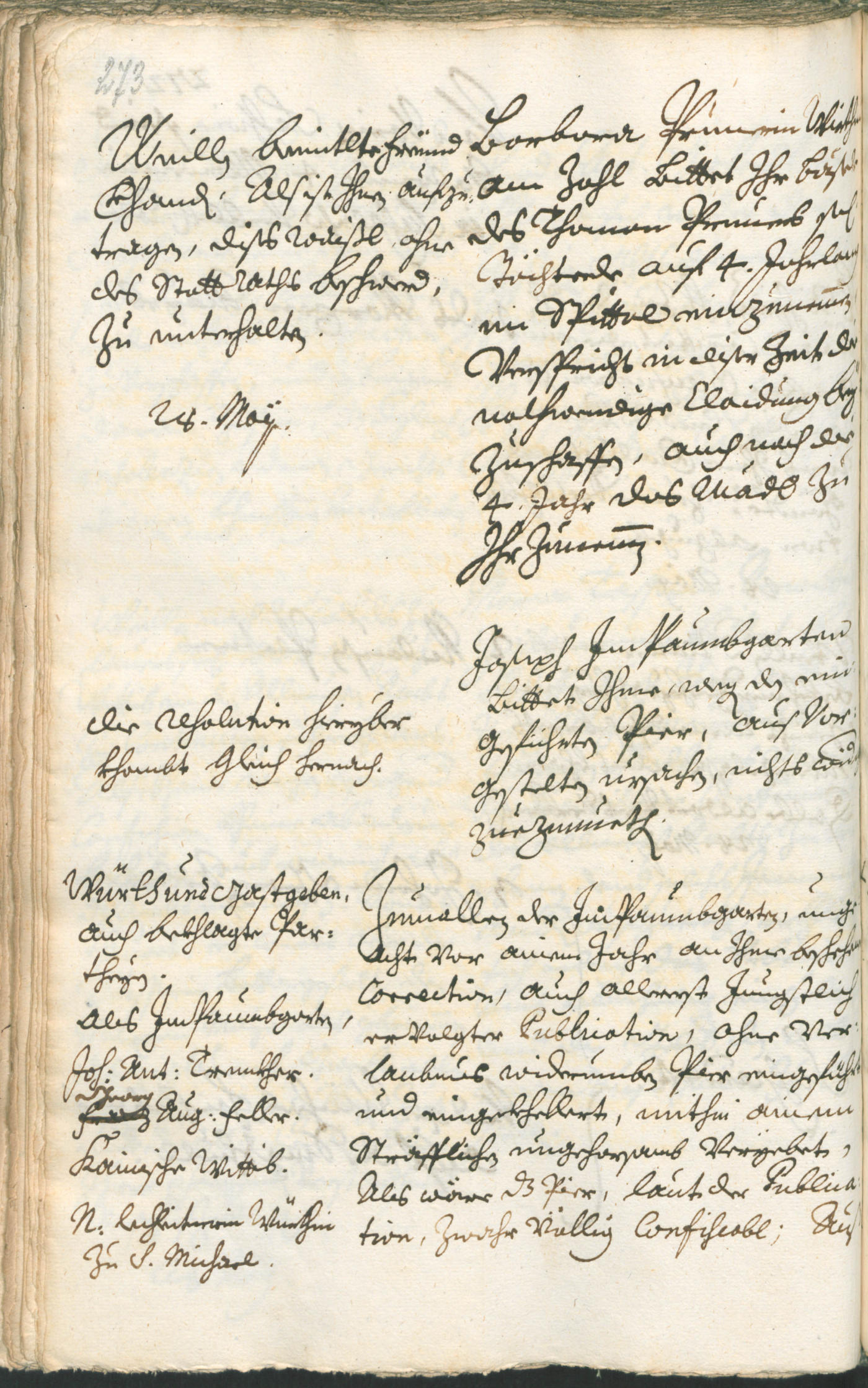 Civic Archives of Bozen-Bolzano - BOhisto Ratsprotokoll 1726/29 