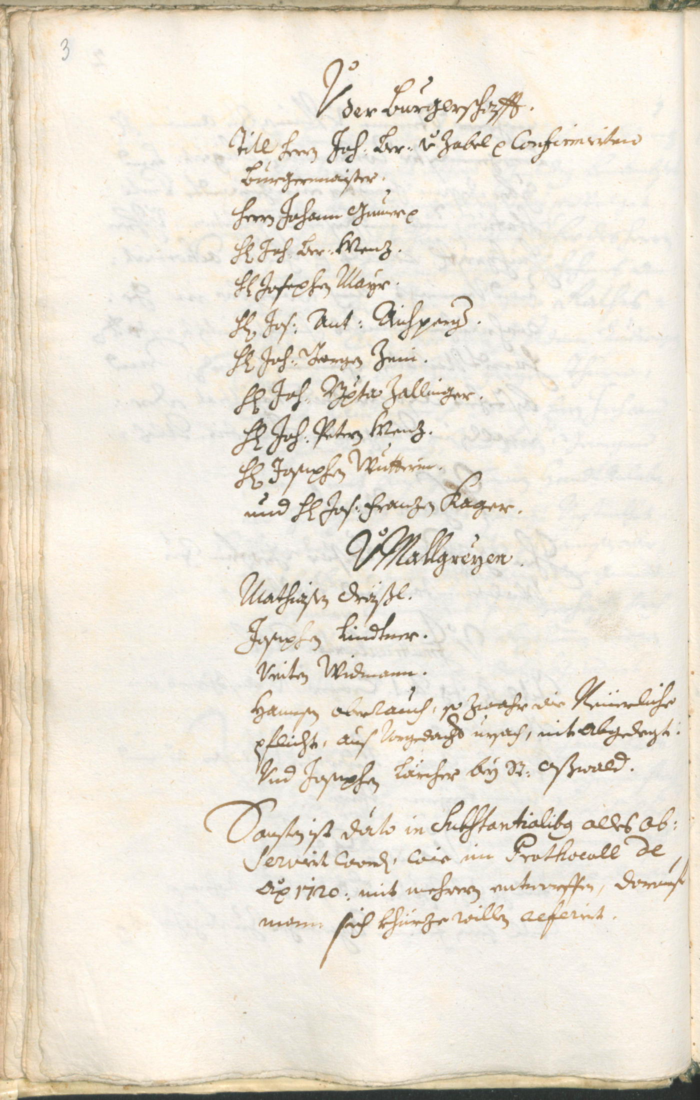 Archivio Storico della Città di Bolzano - BOhisto protocollo consiliare 1726/29 