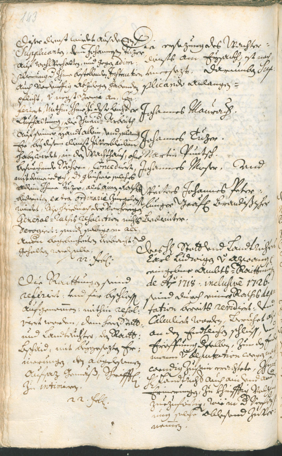 Archivio Storico della Città di Bolzano - BOhisto protocollo consiliare 1726/29 