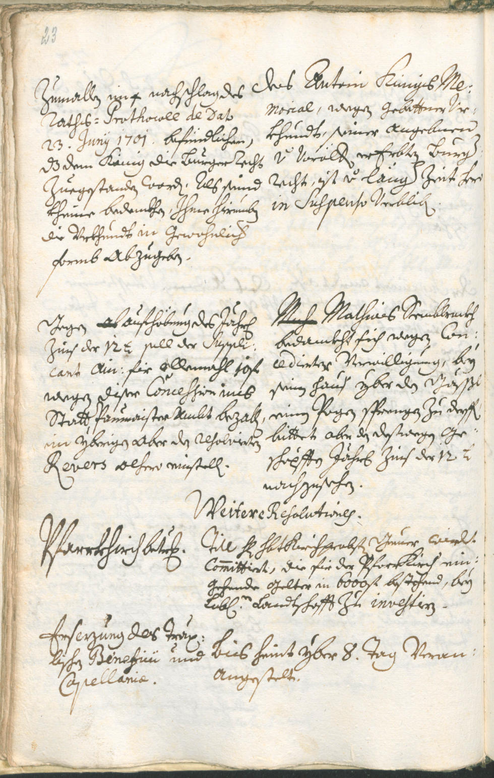 Civic Archives of Bozen-Bolzano - BOhisto Ratsprotokoll 1726/29 