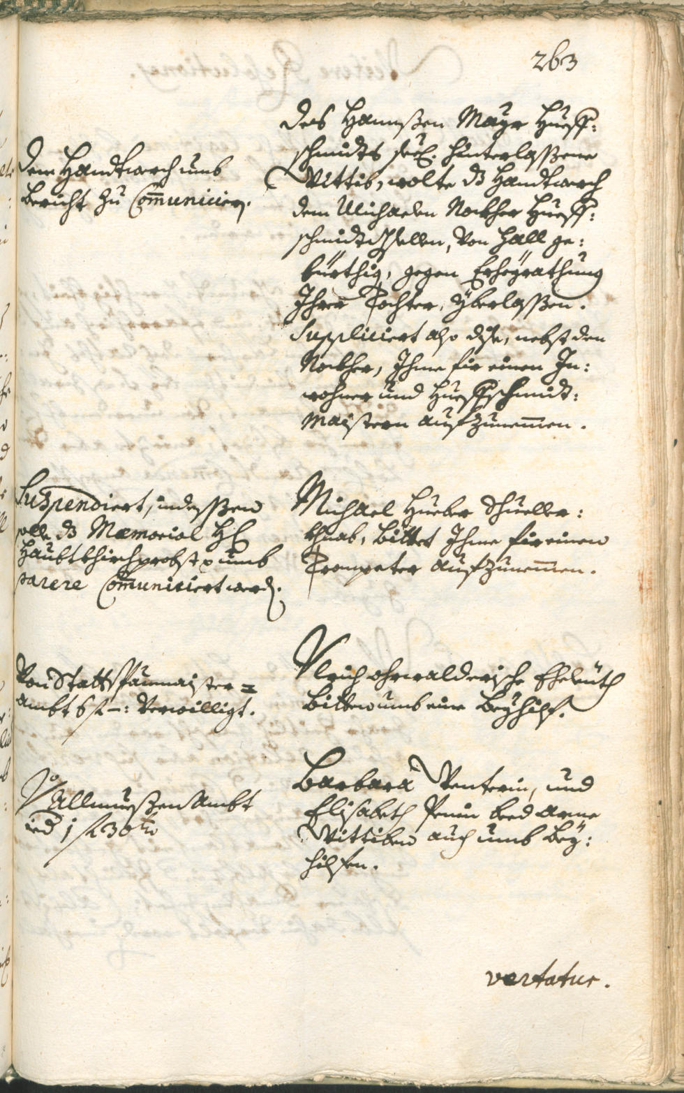Stadtarchiv Bozen - BOhisto Ratsprotokoll 1726/29 
