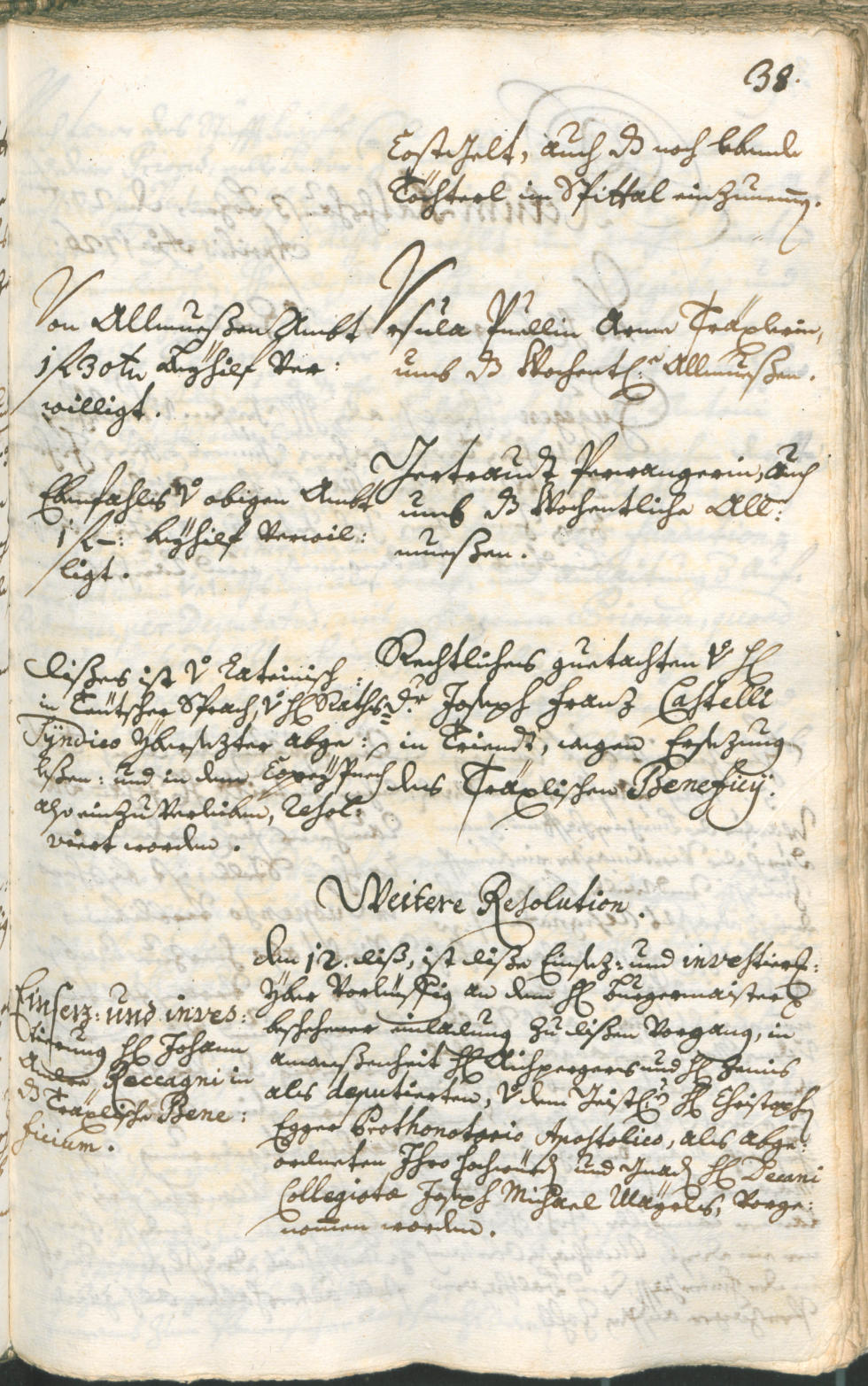 Stadtarchiv Bozen - BOhisto Ratsprotokoll 1726/29 