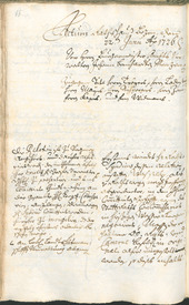 Stadtarchiv Bozen - BOhisto Ratsprotokoll 1726/29 - 