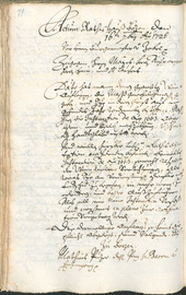 Stadtarchiv Bozen - BOhisto Ratsprotokoll 1726/29 - 