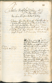 Stadtarchiv Bozen - BOhisto Ratsprotokoll 1726/29 - 