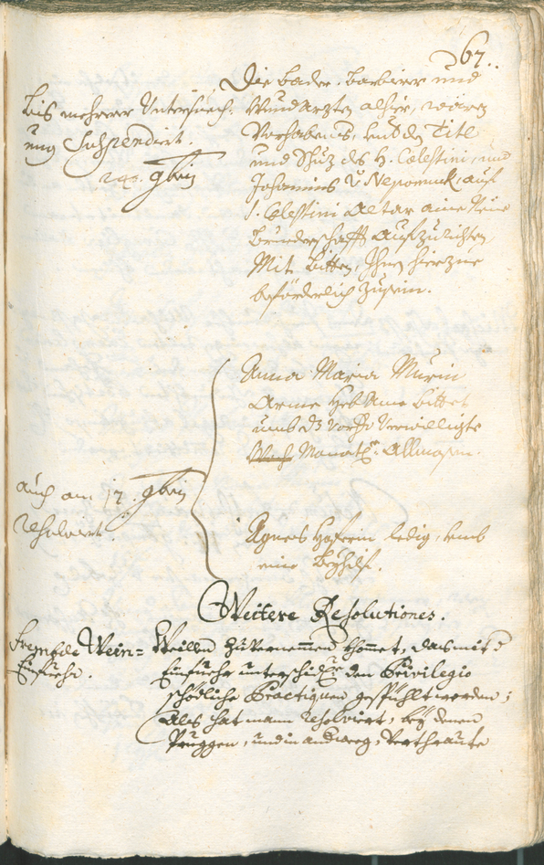 Stadtarchiv Bozen - BOhisto Ratsprotokoll 1729/32 