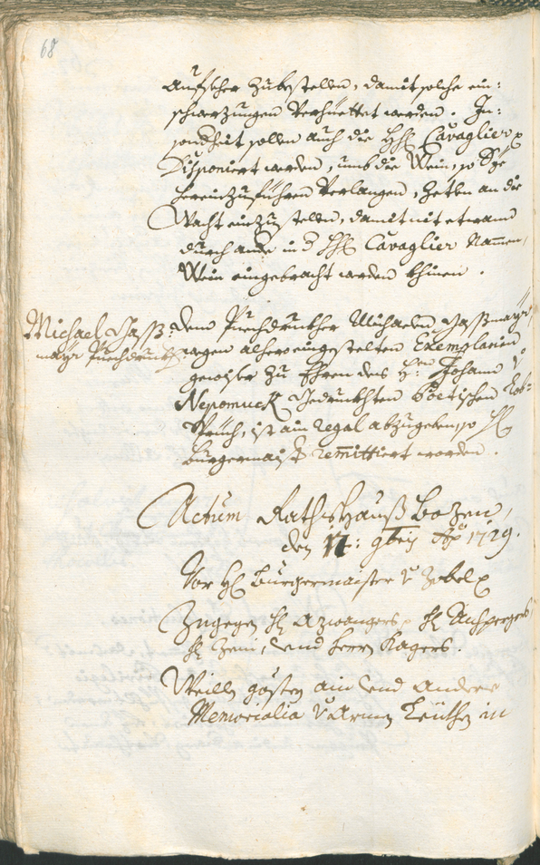 Civic Archives of Bozen-Bolzano - BOhisto Ratsprotokoll 1729/32 