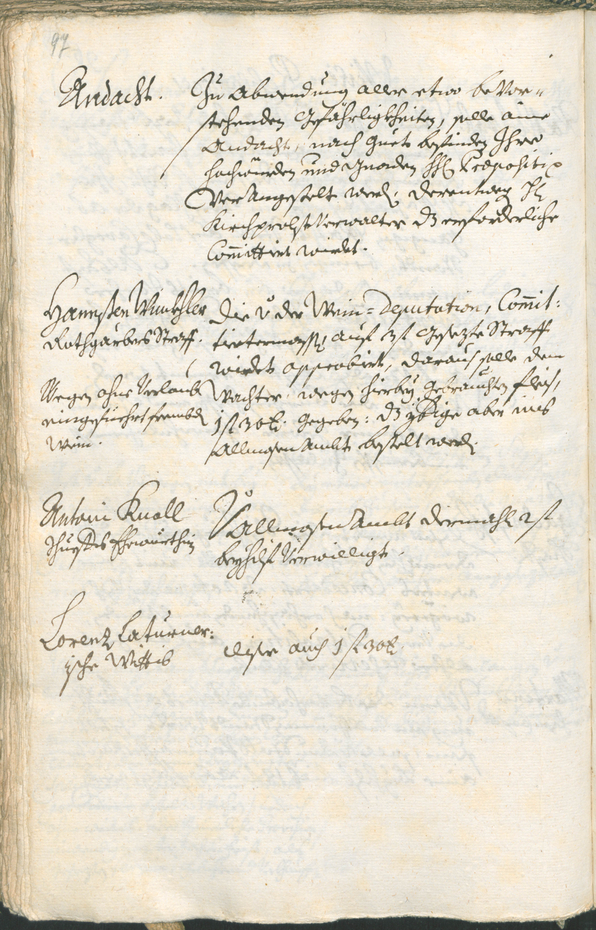 Civic Archives of Bozen-Bolzano - BOhisto Ratsprotokoll 1729/32 