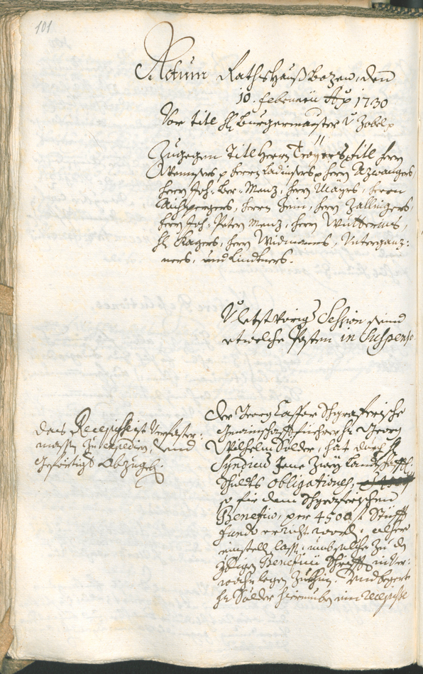 Civic Archives of Bozen-Bolzano - BOhisto Ratsprotokoll 1729/32 