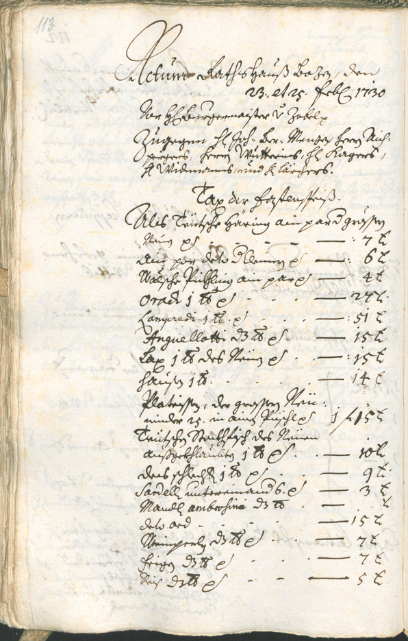 Civic Archives of Bozen-Bolzano - BOhisto Ratsprotokoll 1729/32 