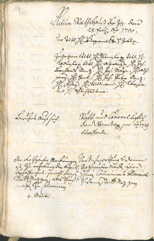 Archivio Storico della Città di Bolzano - BOhisto protocollo consiliare 1729/32 