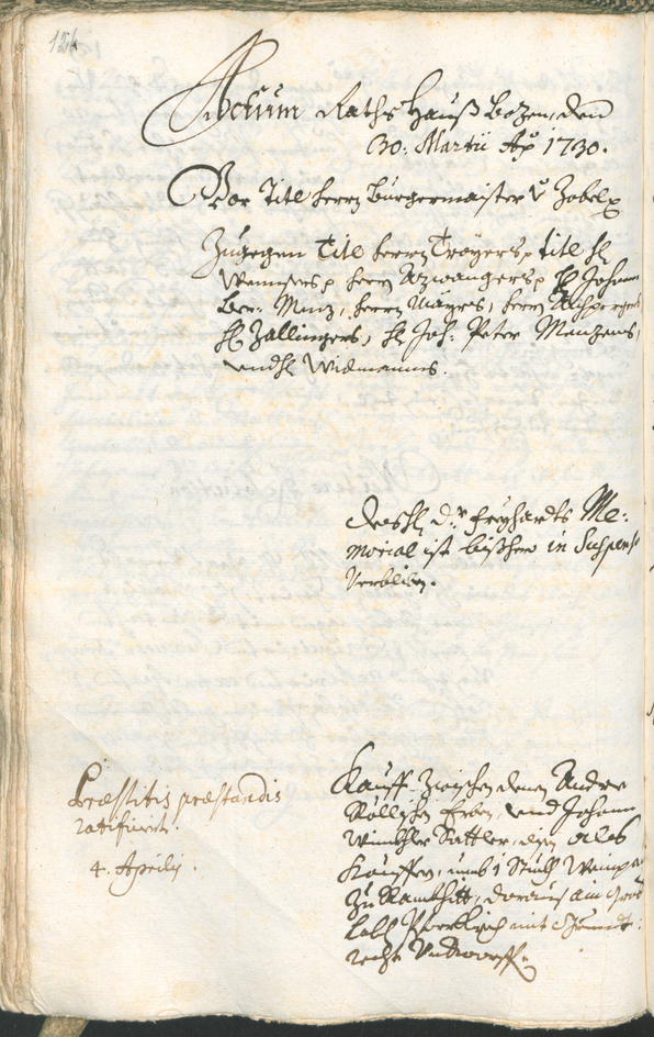 Civic Archives of Bozen-Bolzano - BOhisto Ratsprotokoll 1729/32 