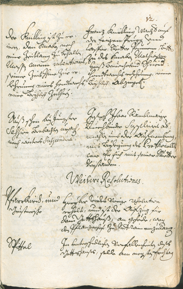 Civic Archives of Bozen-Bolzano - BOhisto Ratsprotokoll 1729/32 