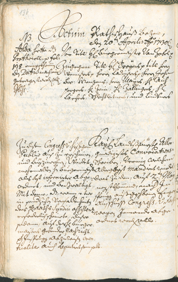 Civic Archives of Bozen-Bolzano - BOhisto Ratsprotokoll 1729/32 