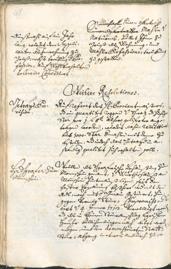 Civic Archives of Bozen-Bolzano - BOhisto Ratsprotokoll 1729/32 