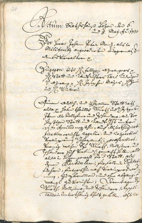 Civic Archives of Bozen-Bolzano - BOhisto Ratsprotokoll 1729/32 