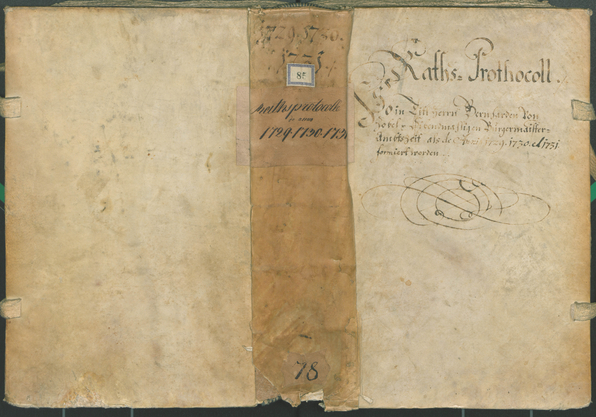 Archivio Storico della Città di Bolzano - BOhisto protocollo consiliare 1729/32 