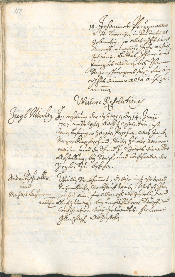 Archivio Storico della Città di Bolzano - BOhisto protocollo consiliare 1729/32 