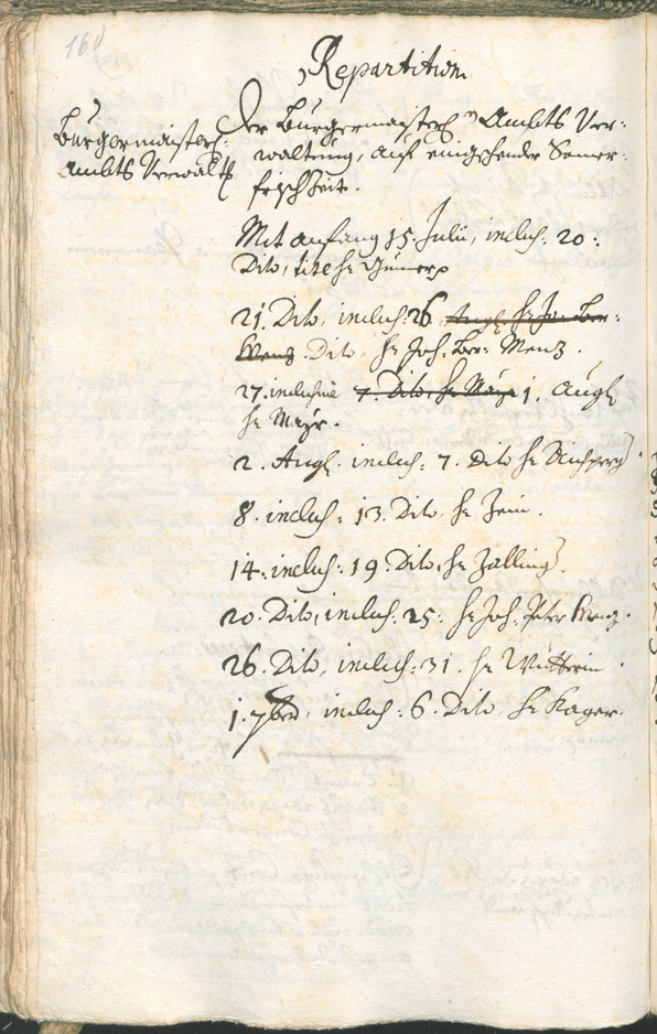 Civic Archives of Bozen-Bolzano - BOhisto Ratsprotokoll 1729/32 