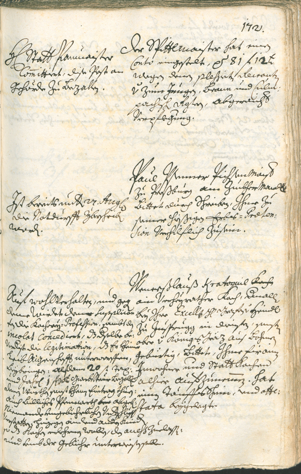 Archivio Storico della Città di Bolzano - BOhisto protocollo consiliare 1729/32 