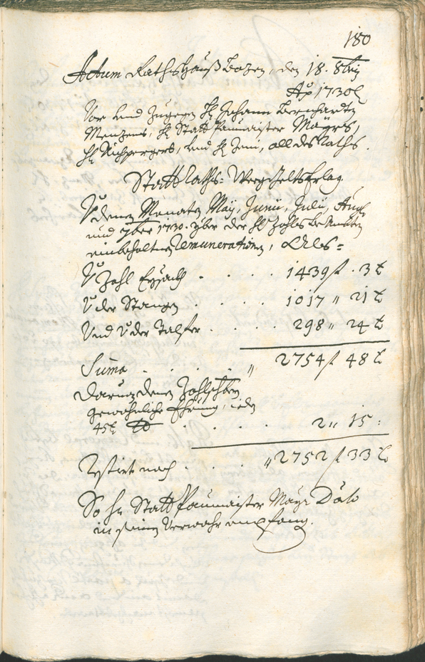 Archivio Storico della Città di Bolzano - BOhisto protocollo consiliare 1729/32 