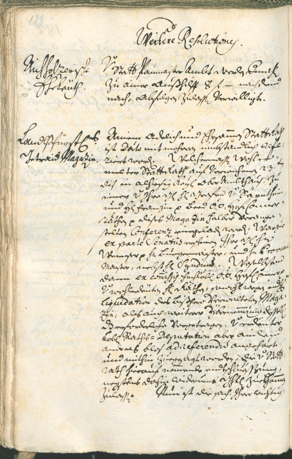 Archivio Storico della Città di Bolzano - BOhisto protocollo consiliare 1729/32 