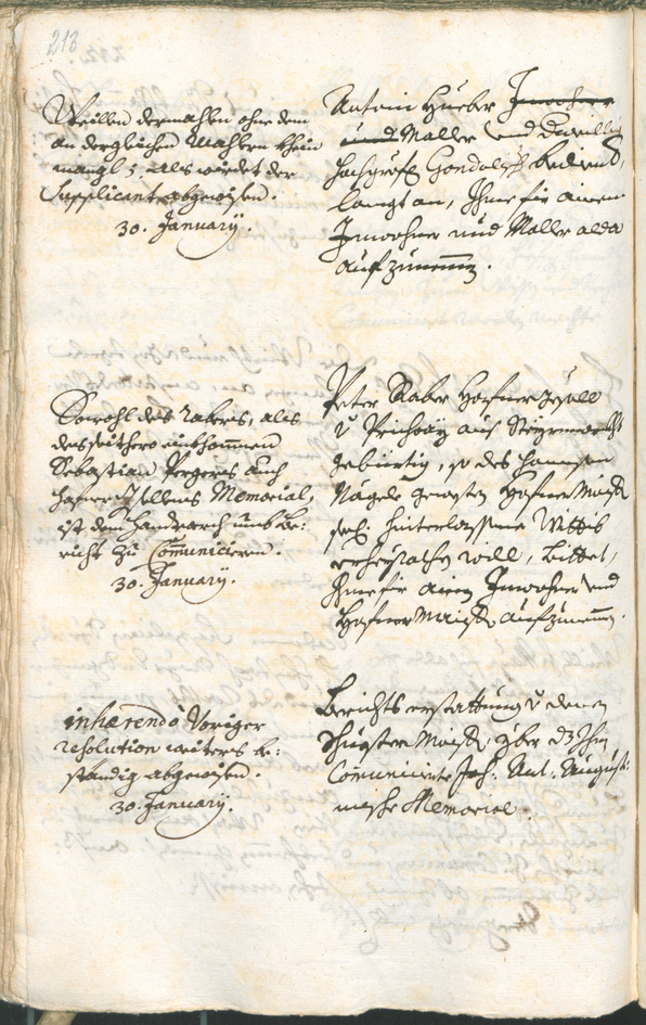 Stadtarchiv Bozen - BOhisto Ratsprotokoll 1729/32 