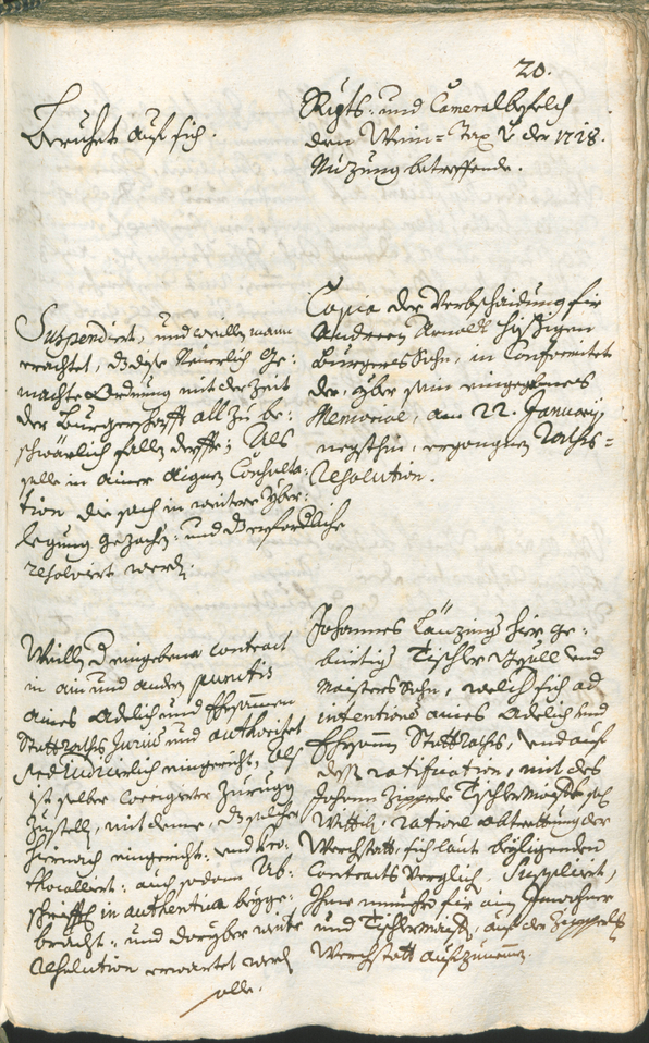 Archivio Storico della Città di Bolzano - BOhisto protocollo consiliare 1729/32 