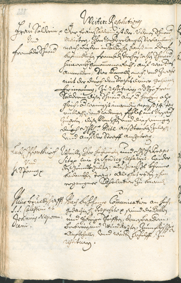 Stadtarchiv Bozen - BOhisto Ratsprotokoll 1729/32 