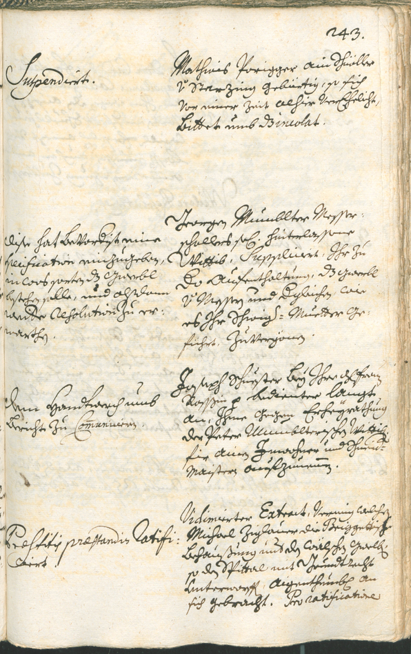 Stadtarchiv Bozen - BOhisto Ratsprotokoll 1729/32 