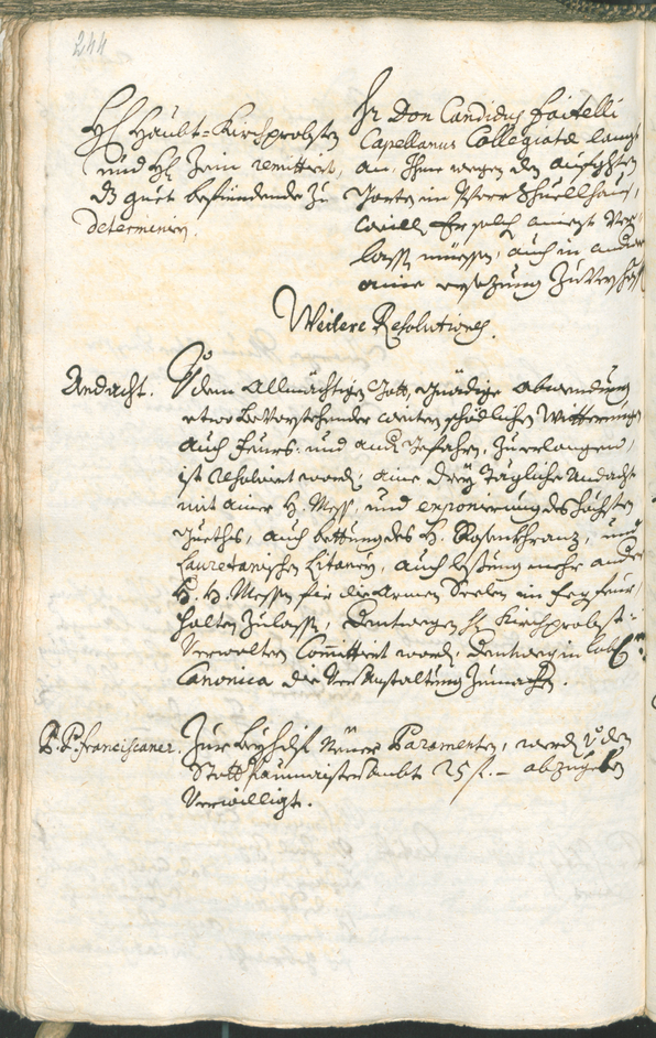 Stadtarchiv Bozen - BOhisto Ratsprotokoll 1729/32 