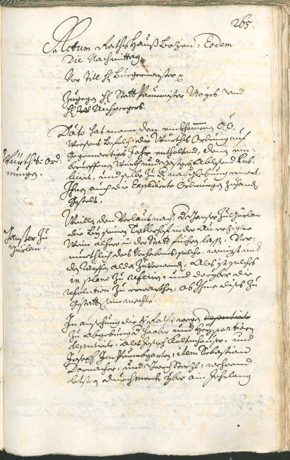 Archivio Storico della Città di Bolzano - BOhisto protocollo consiliare 1729/32 