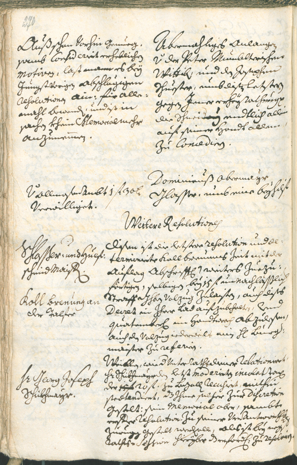 Archivio Storico della Città di Bolzano - BOhisto protocollo consiliare 1729/32 