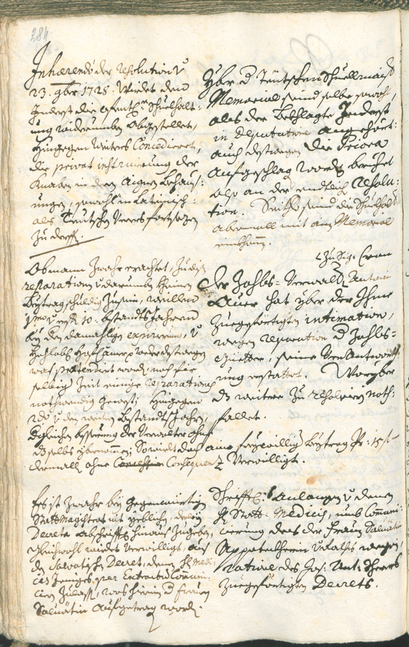 Civic Archives of Bozen-Bolzano - BOhisto Ratsprotokoll 1729/32 