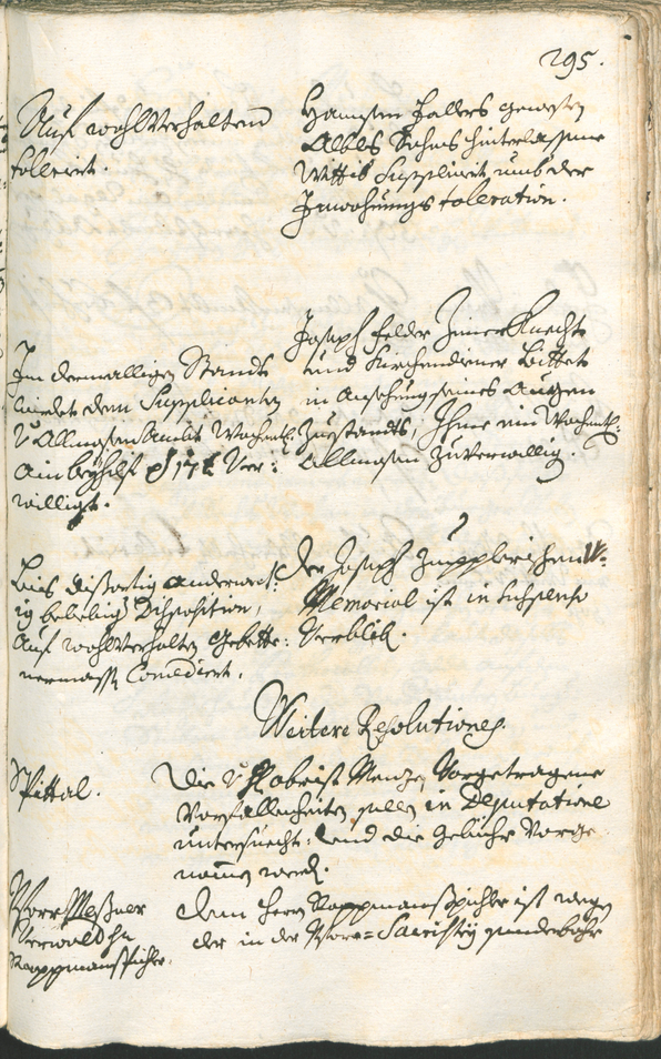 Civic Archives of Bozen-Bolzano - BOhisto Ratsprotokoll 1729/32 