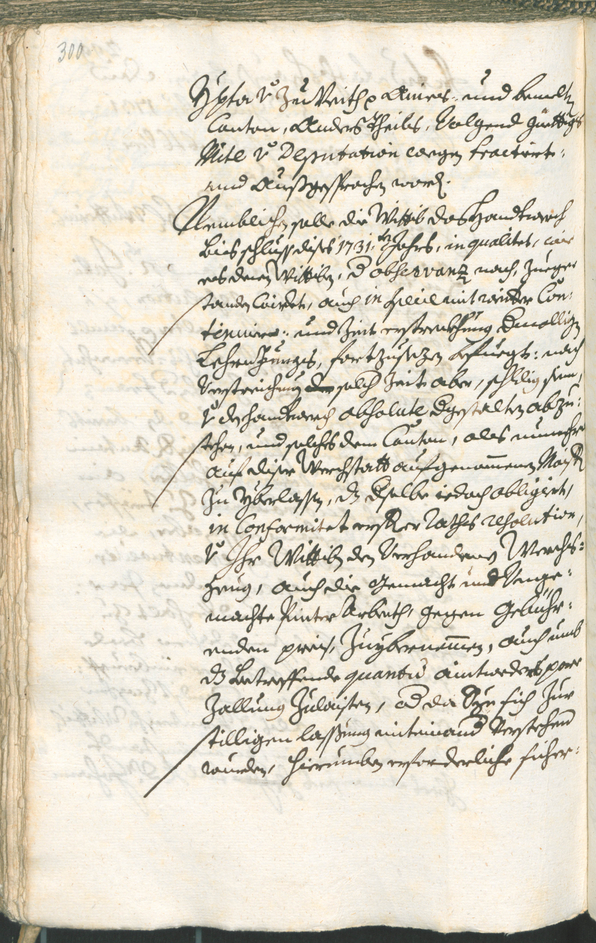 Stadtarchiv Bozen - BOhisto Ratsprotokoll 1729/32 