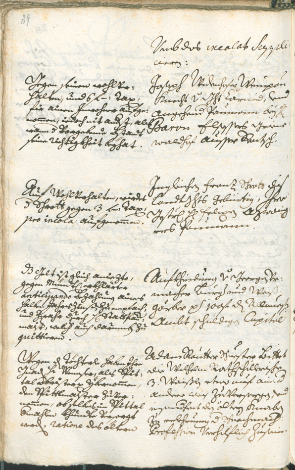 Stadtarchiv Bozen - BOhisto Ratsprotokoll 1729/32 