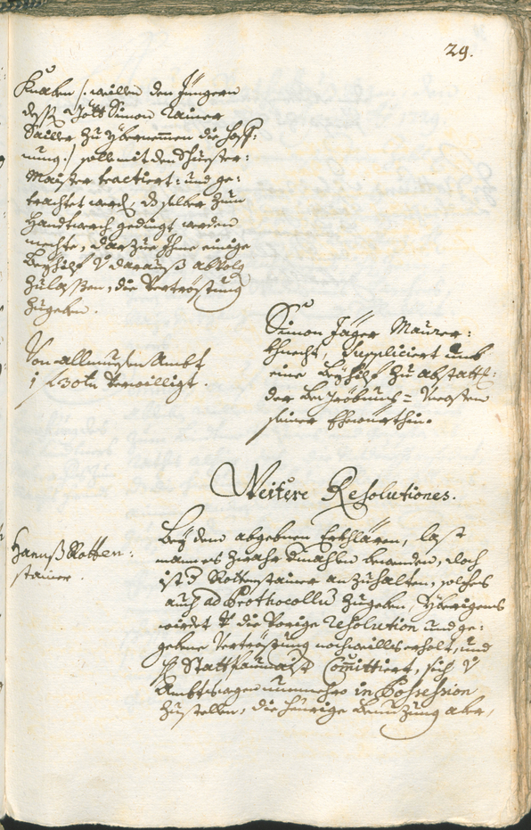 Archivio Storico della Città di Bolzano - BOhisto protocollo consiliare 1729/32 