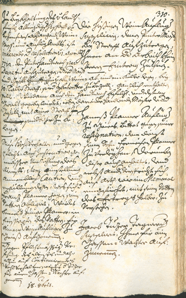 Stadtarchiv Bozen - BOhisto Ratsprotokoll 1729/32 