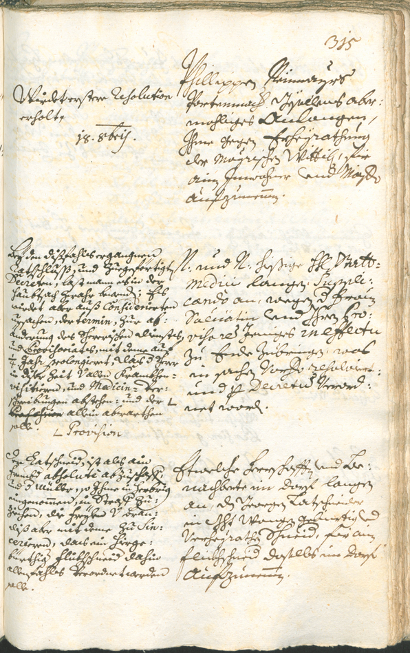 Archivio Storico della Città di Bolzano - BOhisto protocollo consiliare 1729/32 