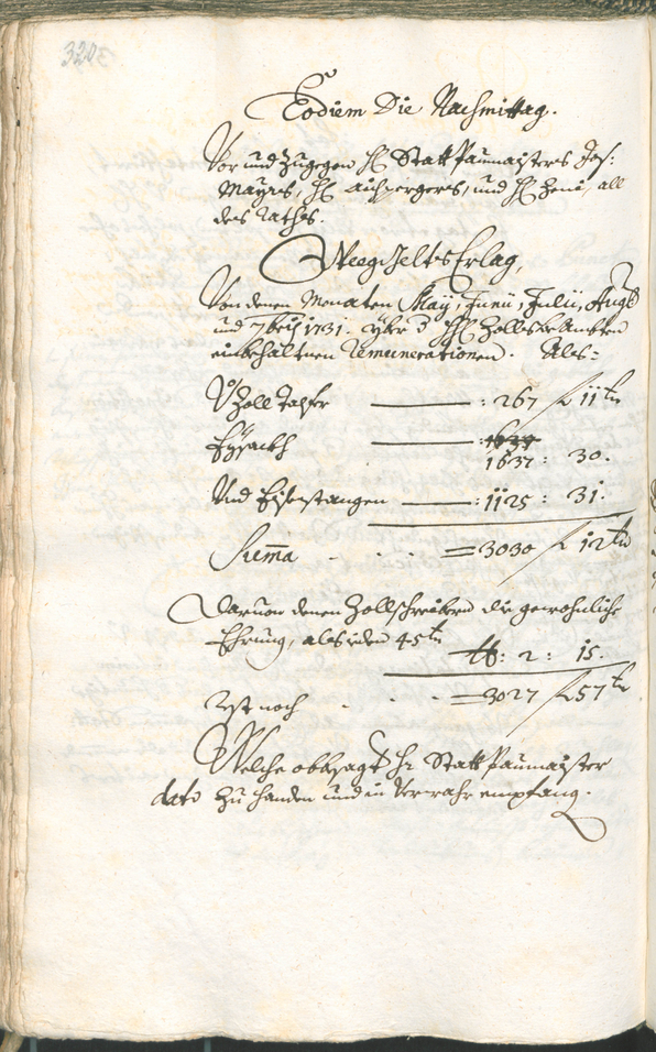 Civic Archives of Bozen-Bolzano - BOhisto Ratsprotokoll 1729/32 