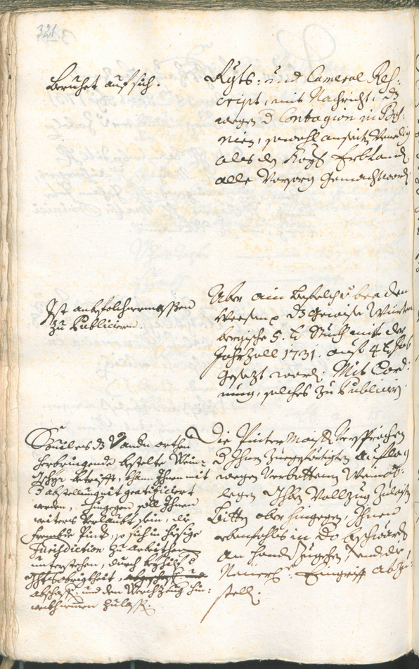 Civic Archives of Bozen-Bolzano - BOhisto Ratsprotokoll 1729/32 