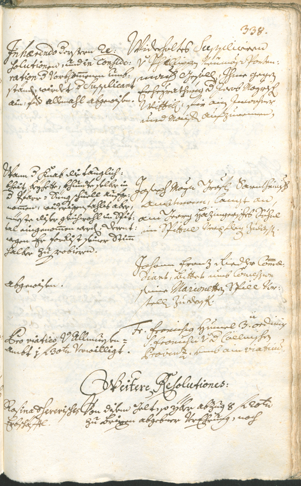 Stadtarchiv Bozen - BOhisto Ratsprotokoll 1729/32 