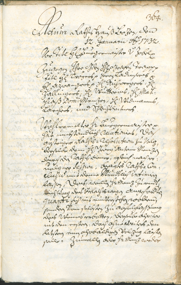 Civic Archives of Bozen-Bolzano - BOhisto Ratsprotokoll 1729/32 