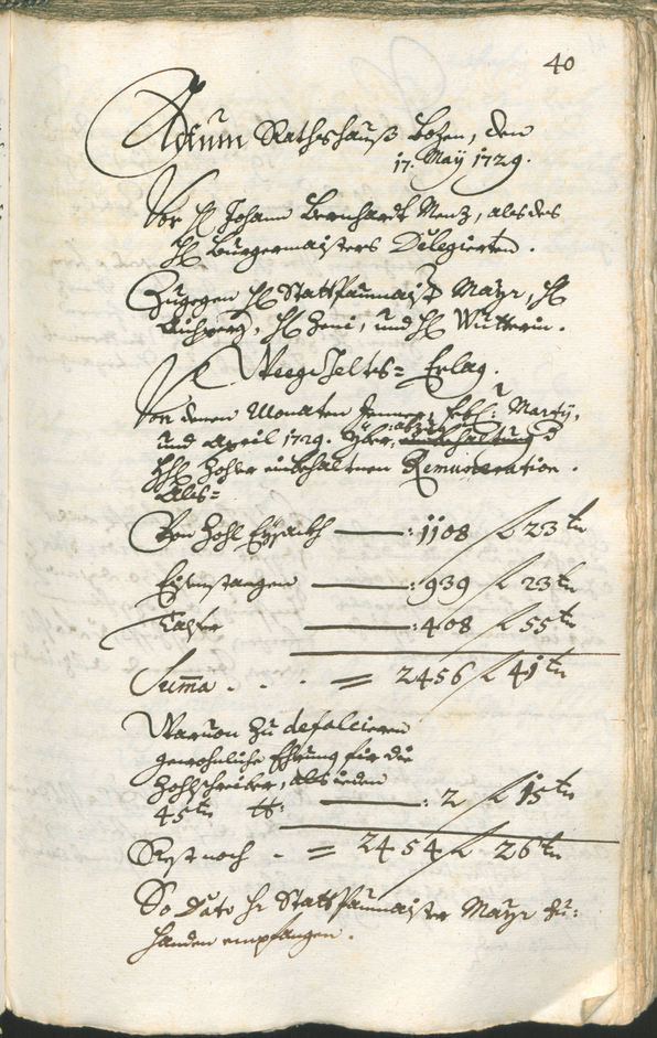 Civic Archives of Bozen-Bolzano - BOhisto Ratsprotokoll 1729/32 