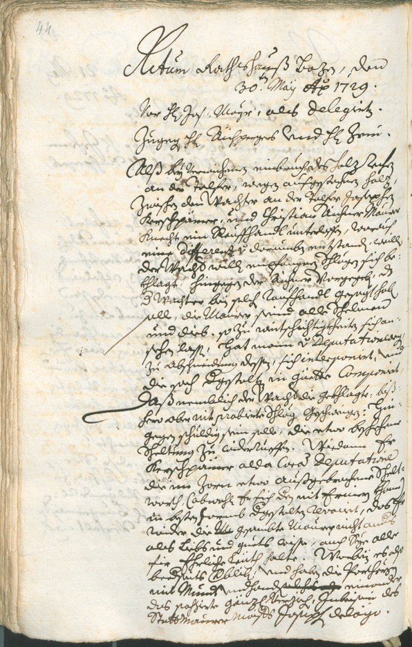 Archivio Storico della Città di Bolzano - BOhisto protocollo consiliare 1729/32 