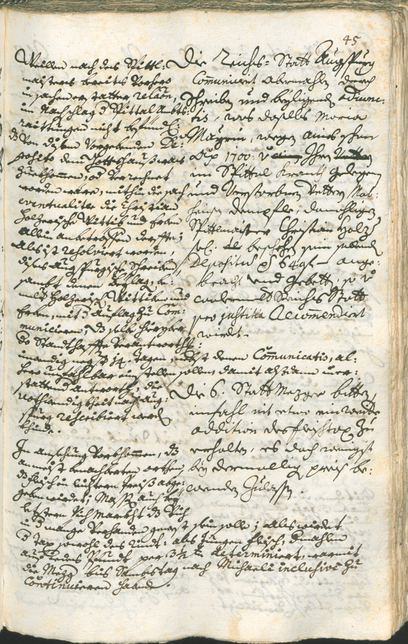 Stadtarchiv Bozen - BOhisto Ratsprotokoll 1729/32 