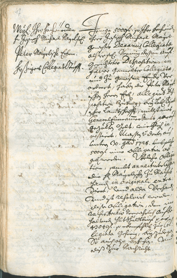 Stadtarchiv Bozen - BOhisto Ratsprotokoll 1729/32 