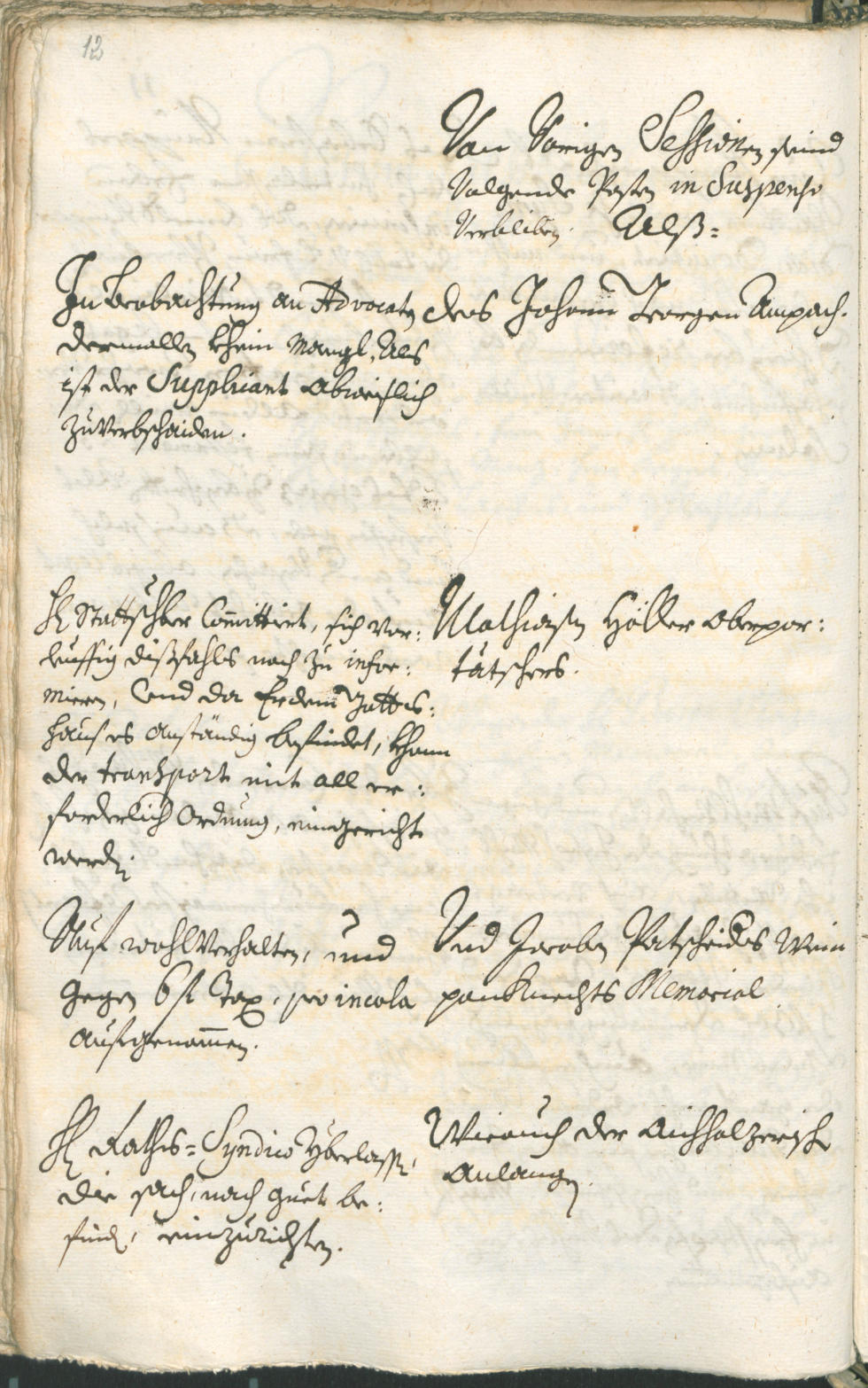 Civic Archives of Bozen-Bolzano - BOhisto Ratsprotokoll 1729/32 