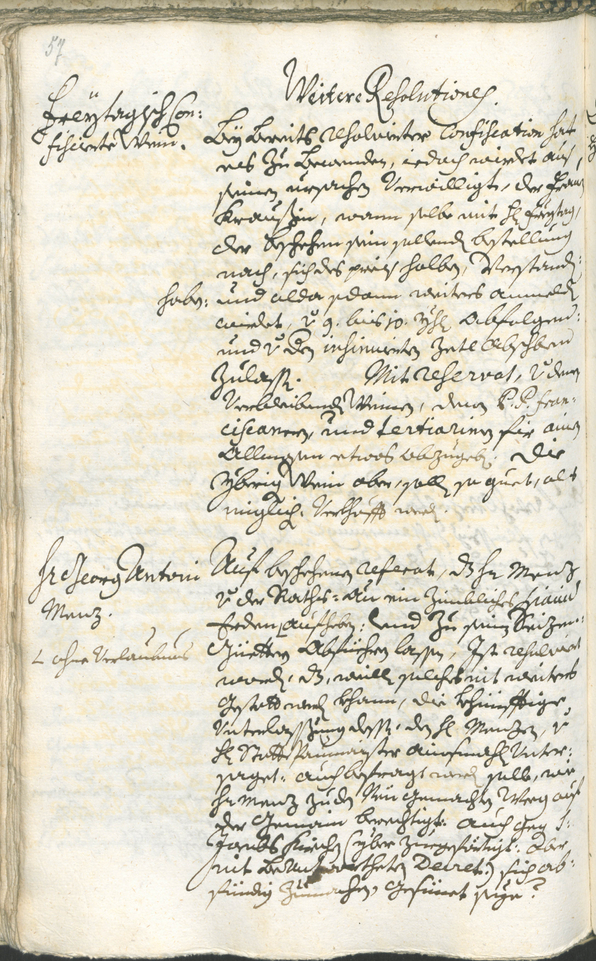 Civic Archives of Bozen-Bolzano - BOhisto Ratsprotokoll 1732/35 